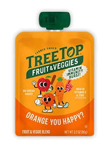Fruit & Veggies Vitamin Immunity Burst – Peach Pouches