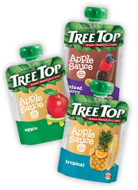Apple Sauce Pouch Variety Pack – Apple, Mixed Berry and Tropical