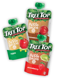 Apple Sauce Pouch Variety Pack – Apple, Strawberry and Cinnamon