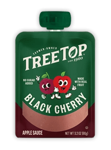 Black Cherry Apple Sauce Pouch