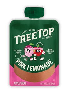Pink Lemonade Apple Sauce Pouch